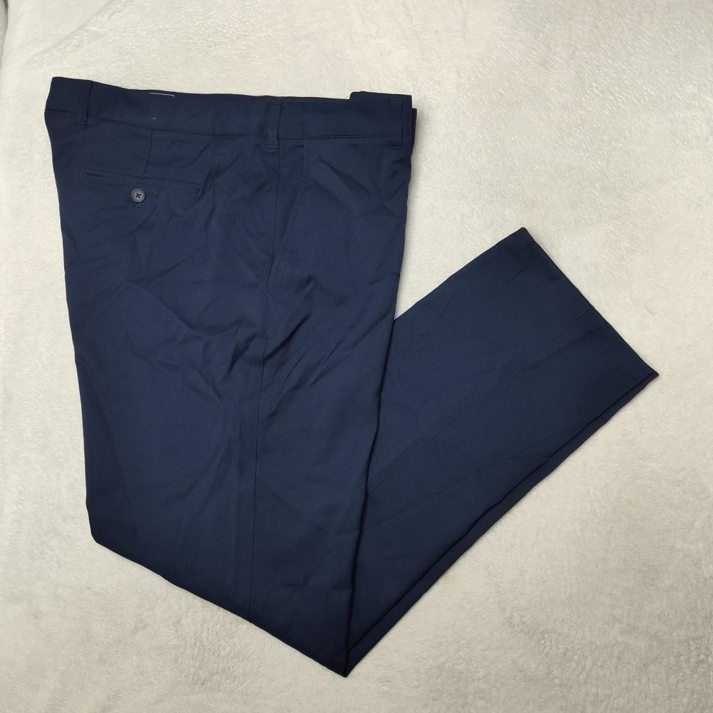 Mizzen+Main Pants Mens 40x32 Blue Baron Athletic Golf Microfiber Dress Stretch